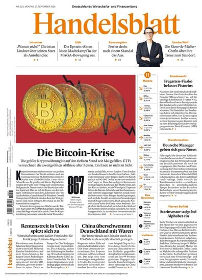 Handelsblatt Print & Digital Ausgabe 2025047