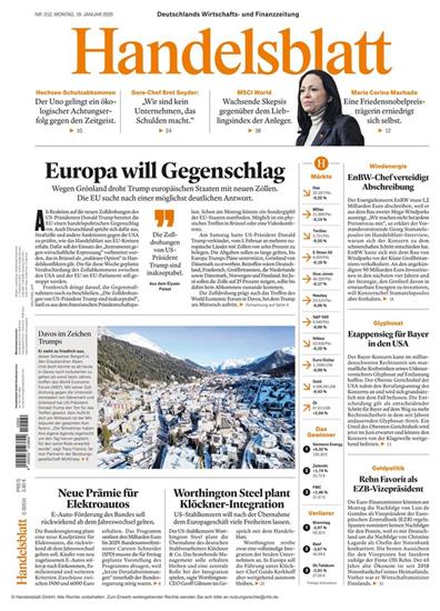 Handelsblatt Print & Digital Ausgabe 2026004