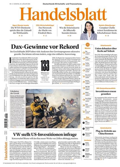 Handelsblatt Print & Digital Ausgabe 2026005