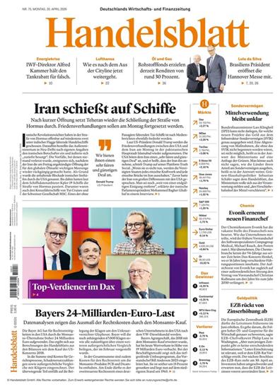 Handelsblatt Print & Digital Ausgabe 2026017