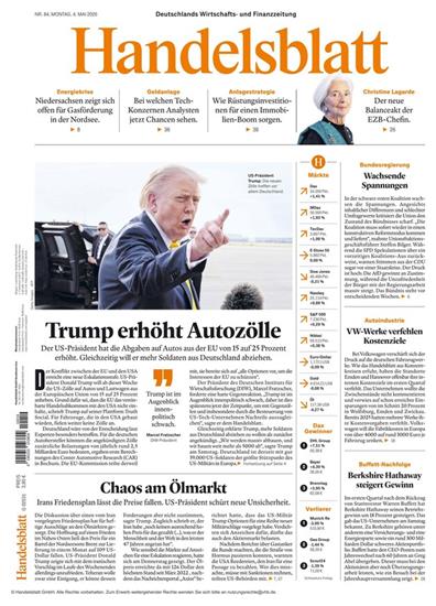 Handelsblatt Print & Digital Ausgabe 2026019