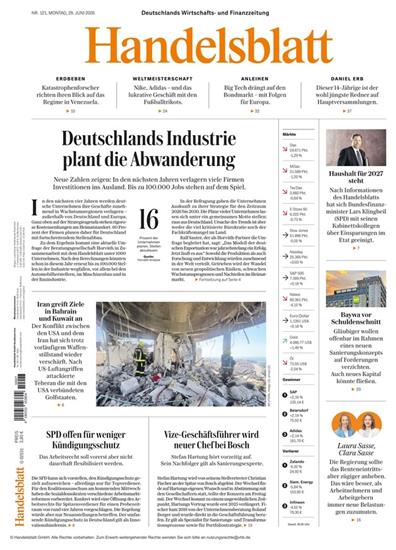 Handelsblatt Print & Digital Ausgabe 2026027