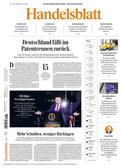 Handelsblatt Print & Digital Ausgabe 2026028