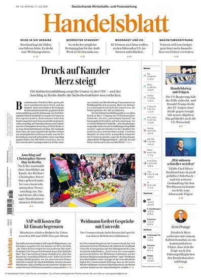 Handelsblatt Print & Digital Ausgabe 2026031