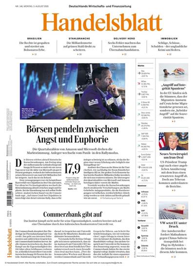 Handelsblatt Print & Digital Ausgabe 2026032