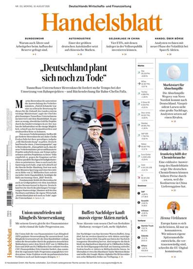 Handelsblatt Print & Digital Ausgabe 2026033