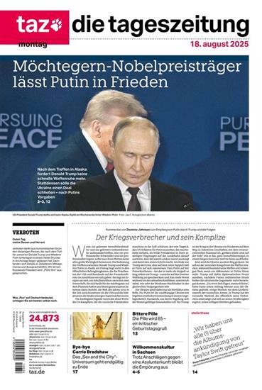 TAZ Ausgabe 2025034