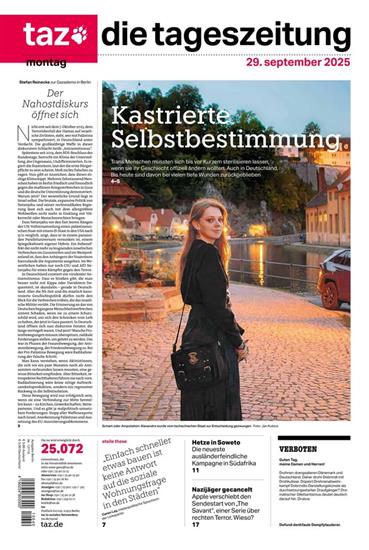 TAZ Ausgabe 2025040
