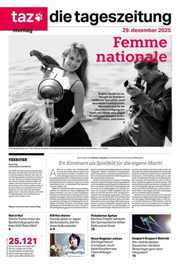 TAZ Ausgabe 2026001