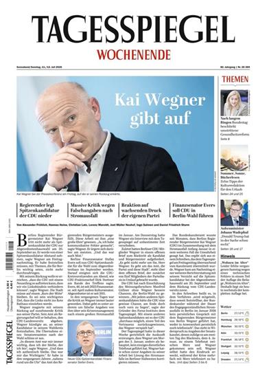 TAZ Wochentaz Print Ausgabe 2026028