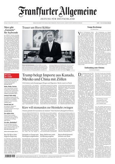 FAZ Frankfurter Allgemeine Mo-Sa Ausgabe 2025006