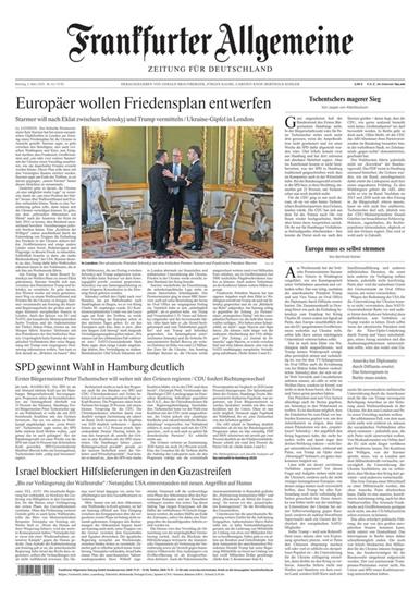 FAZ Frankfurter Allgemeine Mo-Sa Ausgabe 2025010