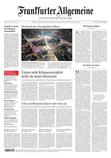 FAZ Frankfurter Allgemeine Mo-Sa Ausgabe 2025012