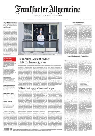 FAZ Frankfurter Allgemeine Mo-Sa Ausgabe 2025013