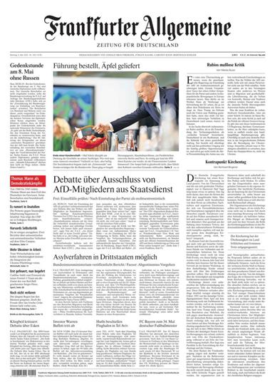 FAZ Frankfurter Allgemeine Mo-Sa Ausgabe 2025019