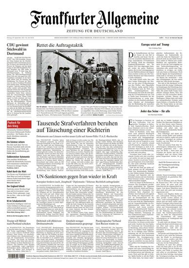 FAZ Frankfurter Allgemeine Mo-Sa Ausgabe 2025040