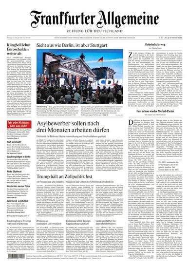 FAZ Frankfurter Allgemeine Mo-Sa Ausgabe 2026009