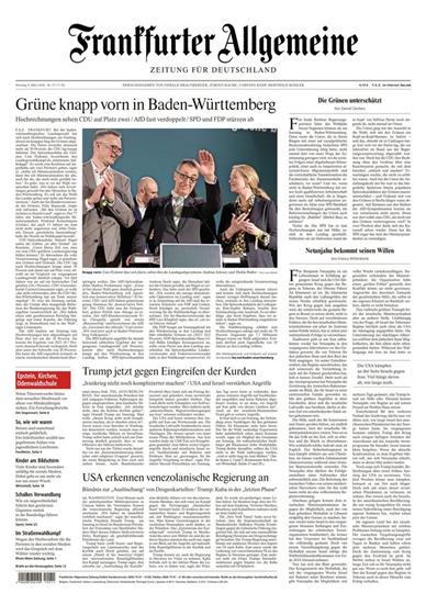 FAZ Frankfurter Allgemeine Mo-Sa Ausgabe 2026011