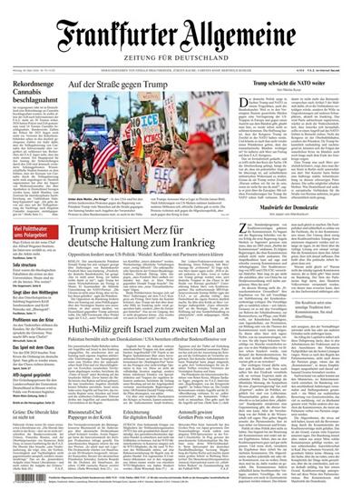 FAZ Frankfurter Allgemeine Mo-Sa Ausgabe 2026014