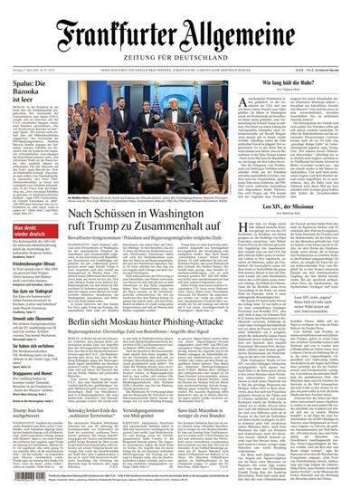 FAZ Frankfurter Allgemeine Mo-Sa Ausgabe 2026018