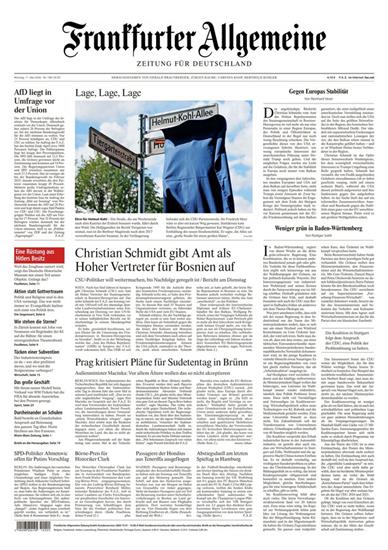 FAZ Frankfurter Allgemeine Mo-Sa Ausgabe 2026020
