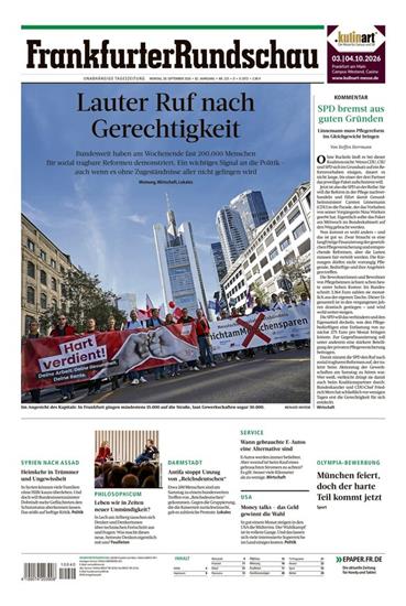 Frankfurter Rundschau Ausgabe 2026040