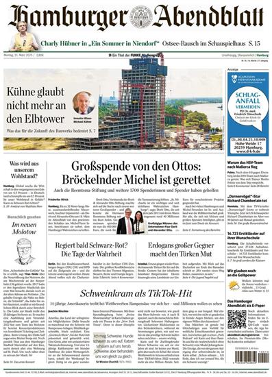 Hamburger Abendblatt Ausgabe 2025014