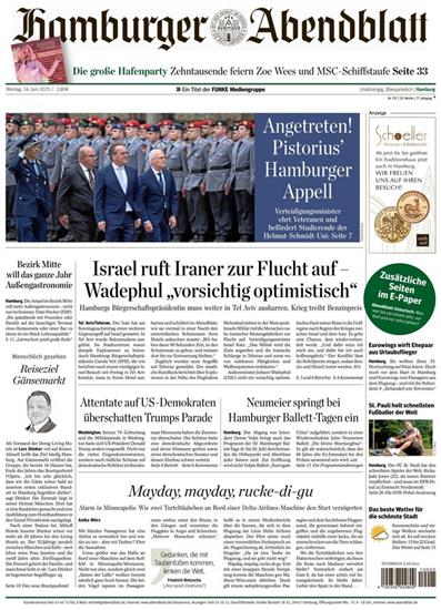 Hamburger Abendblatt Ausgabe 2025025