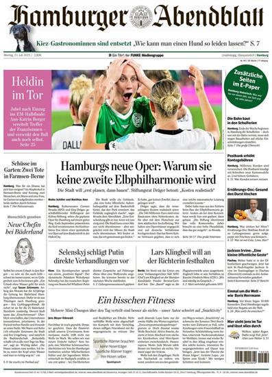 Hamburger Abendblatt Ausgabe 2025030