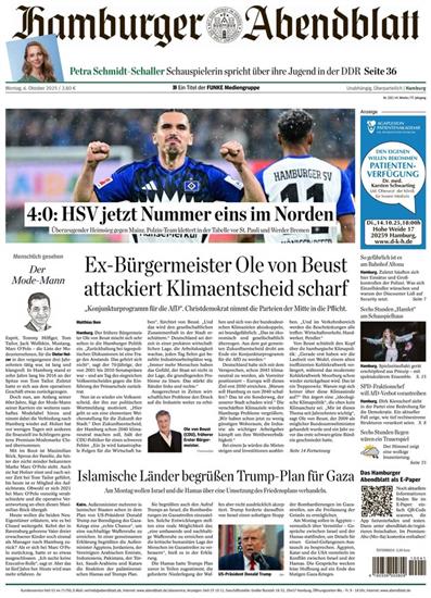 Hamburger Abendblatt Ausgabe 2025041