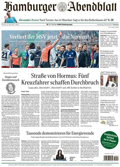 Hamburger Abendblatt Ausgabe 2026017