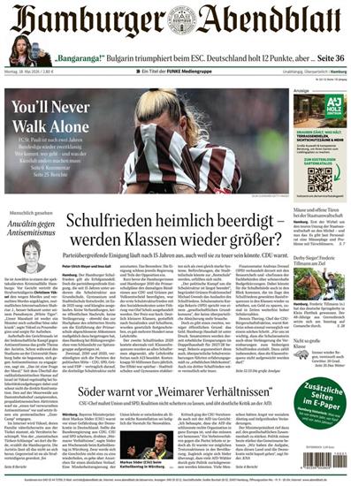 Hamburger Abendblatt Ausgabe 2026021