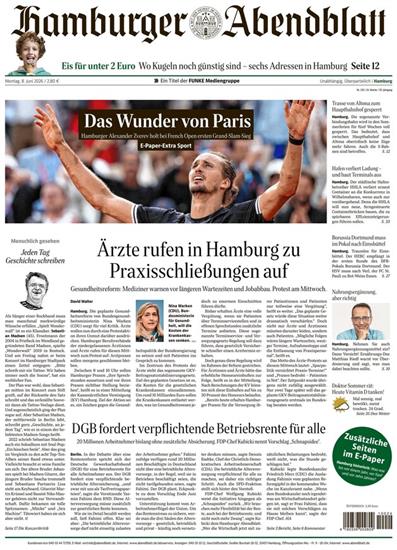 Hamburger Abendblatt Ausgabe 2026024