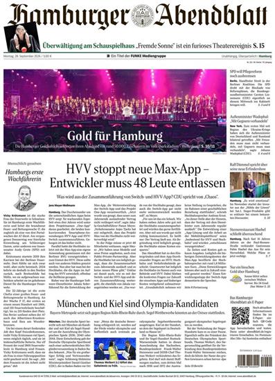 Hamburger Abendblatt Ausgabe 2026040