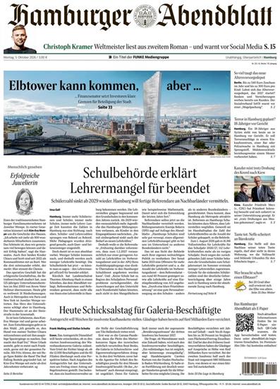 Hamburger Abendblatt Ausgabe 2026041