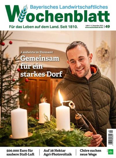 Bayerisches Landwirtschaftliches Wochenblatt Ausgabe 2025049