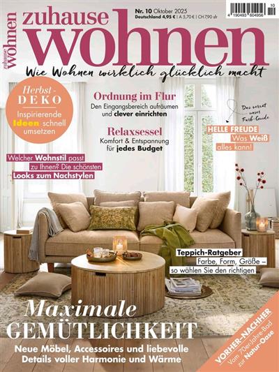 Zuhause Wohnen Ausgabe 2025010