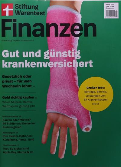 Stiftung Warentest Finanzen Ausgabe 2025008
