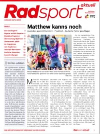 Radsport aktuell Ausgabe 2025015