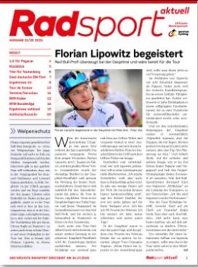 Radsport aktuell Ausgabe 2025021
