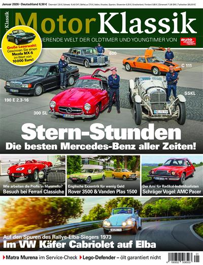 Motor Klassik Ausgabe 2026001