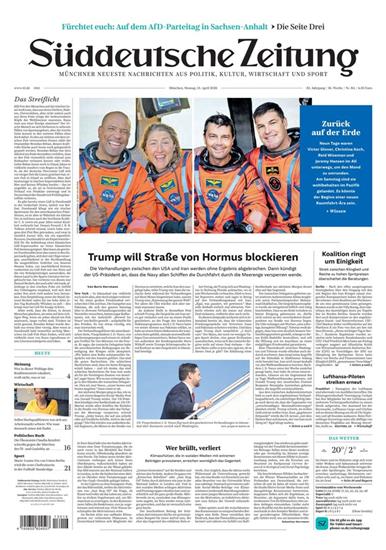Süddeutsche Zeitung Ausgabe 2026016
