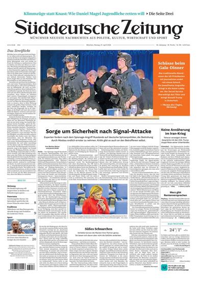 Süddeutsche Zeitung Ausgabe 2026018