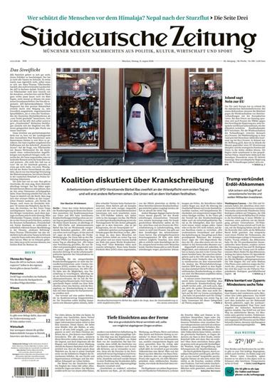 Süddeutsche Zeitung Ausgabe 2026036