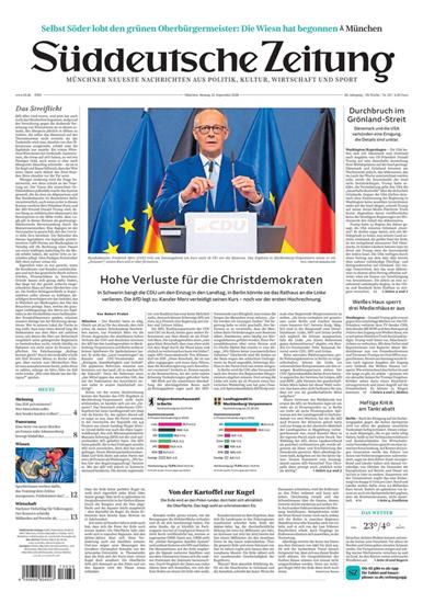 Süddeutsche Zeitung Ausgabe 2026039
