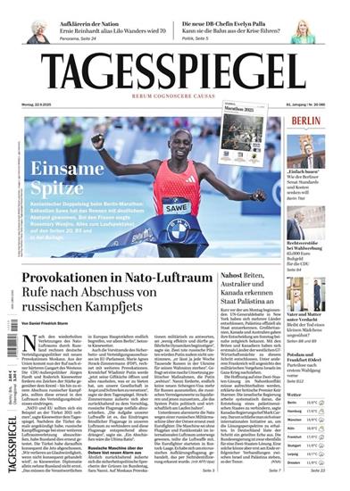 Der Tagesspiegel Ausgabe 2025039