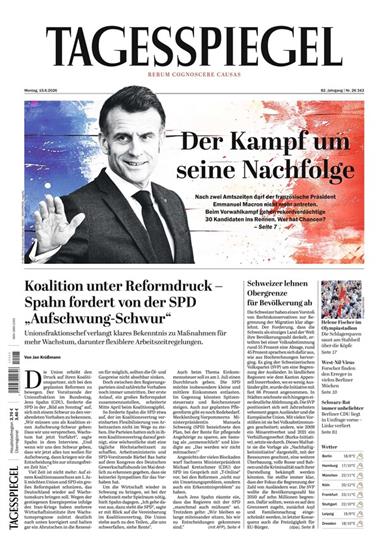 Der Tagesspiegel Ausgabe 2026025