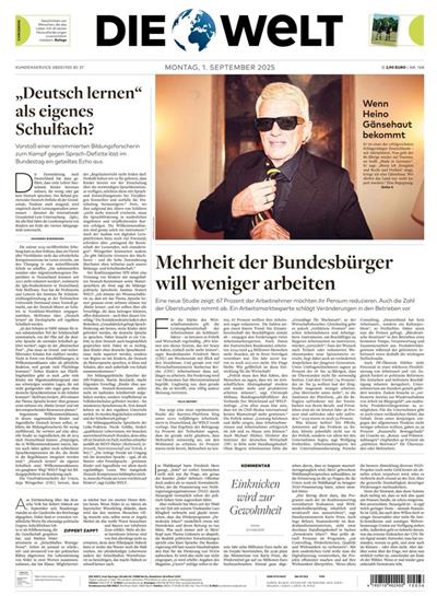 Die Welt (Mo-Fr) Ausgabe 2025036