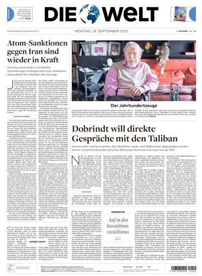 Die Welt (Mo-Fr) Ausgabe 2025040