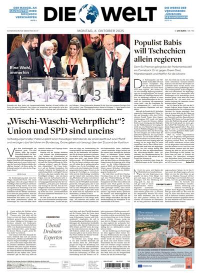 Die Welt (Mo-Fr) Ausgabe 2025041